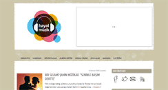 Desktop Screenshot of hayatmuzik.com